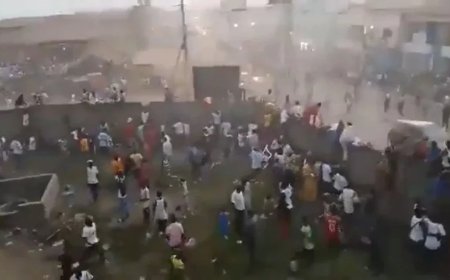 Football Match:साउथ गिनी में फुटबॉल मैच के दौरान भयानक हादसा, 56 लोगों की मौत, दर्जनों घायल