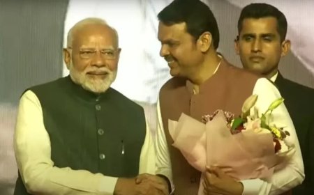 Maharashtra New CM: तीसरी बार फडणवीस ने ली सीएम पद की शपथ, शिंदे-अजित बने डिप्टी सीएम