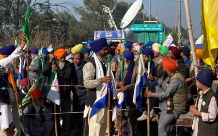 Farmer Movement:शंभू बॉर्डर पर किसानों को दिल्ली की ओर बढ़ने से रोका गया, कई इलाकों में इंटनरेट सेवाएं बंद