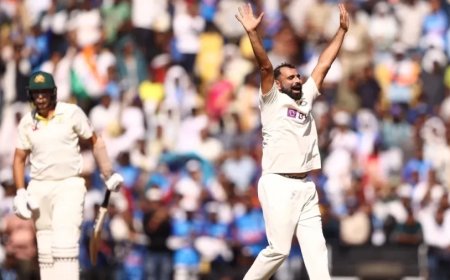 IND vs AUS:दूसरे टेस्ट के बीच शमी पर आया बड़ा अपडेट, टीम इंडिया के लिए खुशखबरी