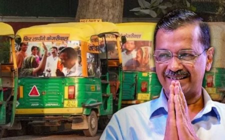 Arvind Kejriwal News:चुनाव से पहले केजरीवाल का बड़ा ऐलान, दिल्ली में ऑटो वालों का 10 लाख का होगा बीमा