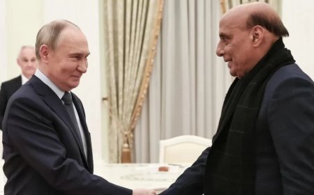 India-Russia Relation:भारत-रूस की मित्रता हिमालय से ऊंची है... पुतिन से मिलकर बोले राजनाथ