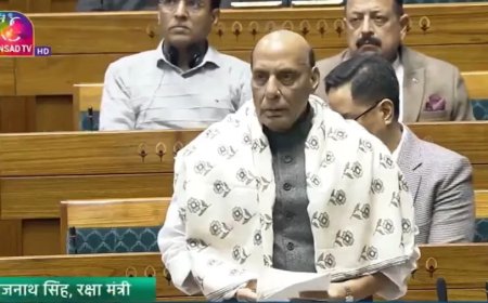 Parliament Winter Session:संविधान पर दो दिवसीय चर्चा, राजनाथ सिंह बोले- कुछ लोगों ने संविधान को हाईजैक कर लिया है