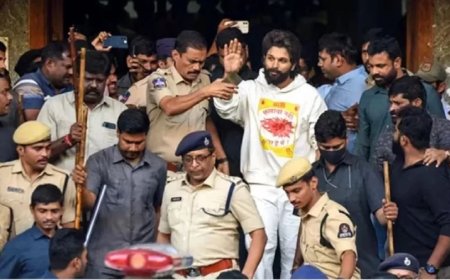 Allu Arjun News:अल्लू अर्जुन को संध्या थिएटर केस में राहत, तेलंगाना हाई कोर्ट से मिली अंतरिम जमानत
