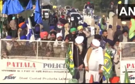 Farmer Movement: किसानों का शंभू बॉर्डर से 'दिल्ली कूच' शुरू, अंबाला के कई गांवों में इंटरनेट निलंबित