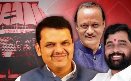Maharashtra Cabinet:महाराष्ट्र में कैबिनेट विस्तार हुआ शुरू, राजभवन में 39 मंत्री ले रहे शपथ