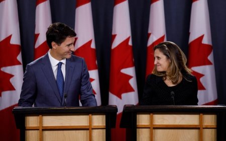 Chrystia Freeland:कनाडा की डिप्टी पीएम क्रिस्टिया फ्रीलैंड ने दिया इस्तीफा, जस्टिन ट्रूडो फसे मुश्किल में!