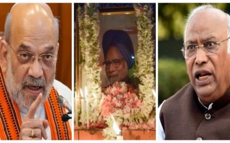 Manmohan Singh:मनमोहन सिंह के स्मारक को लेकर खींचतान, भाजपा विपक्ष पर बरसी, 'गंदी राजनीति बंद करें'