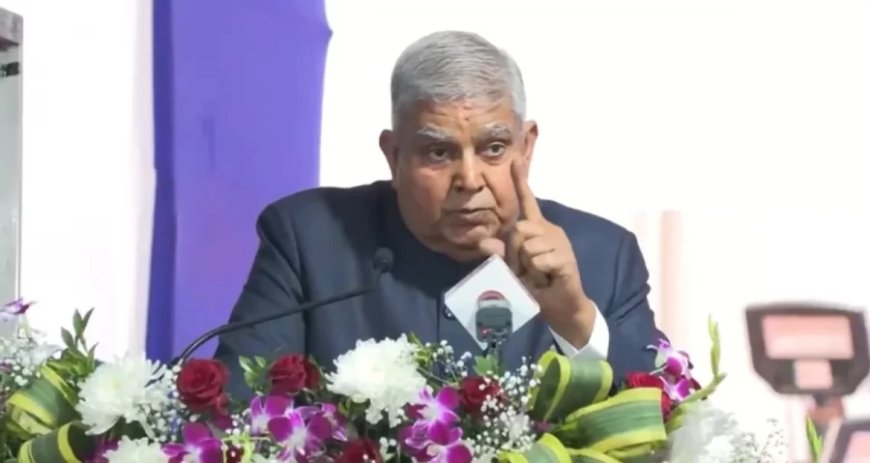 Jagdeep Dhankhar News:किसानों के मसले पर केंद्र से नाराज हुए उपराष्ट्रपति, कहा- किया गया वादा क्यों नहीं निभाया?