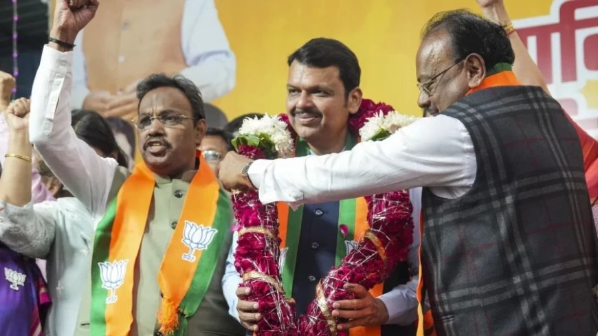 Maharashtra New CM:फडणवीस महाराष्ट्र के नए CM होंगे, आज ही सरकार बनाने का दावा पेश करेंगे