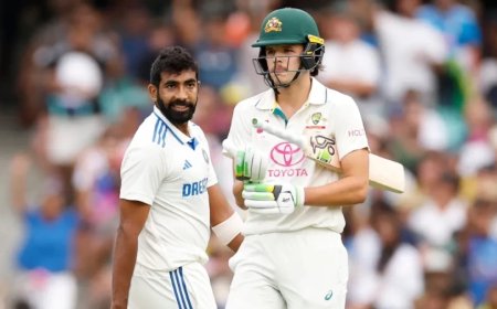 IND vs AUS:कोंस्टास ने दिलाया गुस्सा तो बुमराह ने ख्वाजा से अगली गेंद पर लिया बदला