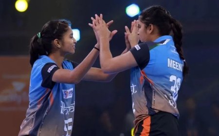 Kho Kho World Cup 2025:भारत पहुंचा खो खो वर्ल्ड कप के सेमीफाइनल में, बांग्लादेश को 109-16 से रौंदा