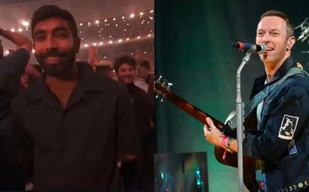 COLDPLAY Show:नरेंद्र मोदी स्टेडियम में COLDPLAY का शो देखने पहुंचे बुमराह, क्रिस मार्टिन ने कही ये बात