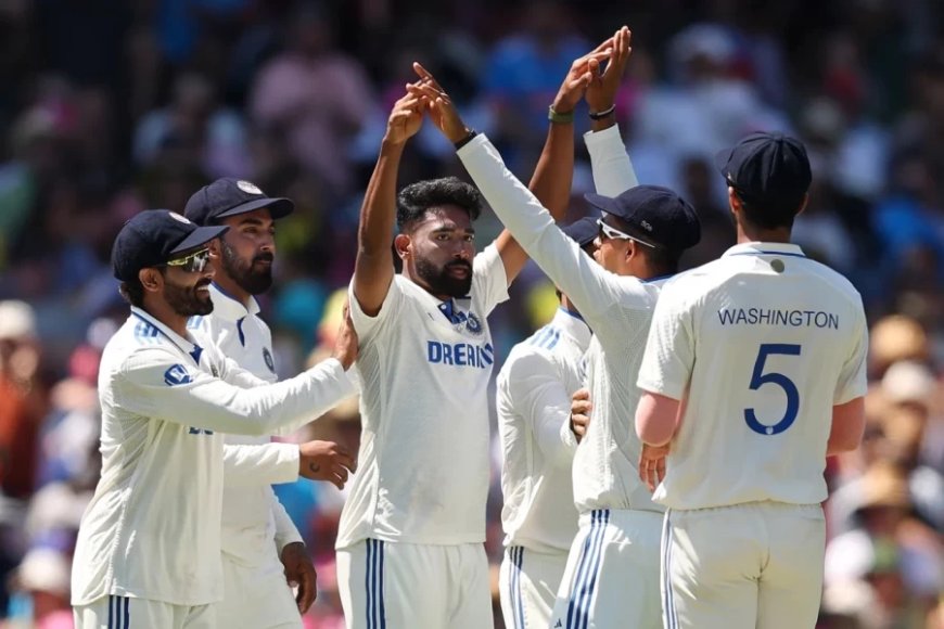 IND vs AUS:दूसरे दिन का खेल खत्म- भारत 145 रन से आगे:दूसरी पारी में स्कोर 141/6, जडेजा-सुंदर नाबाद