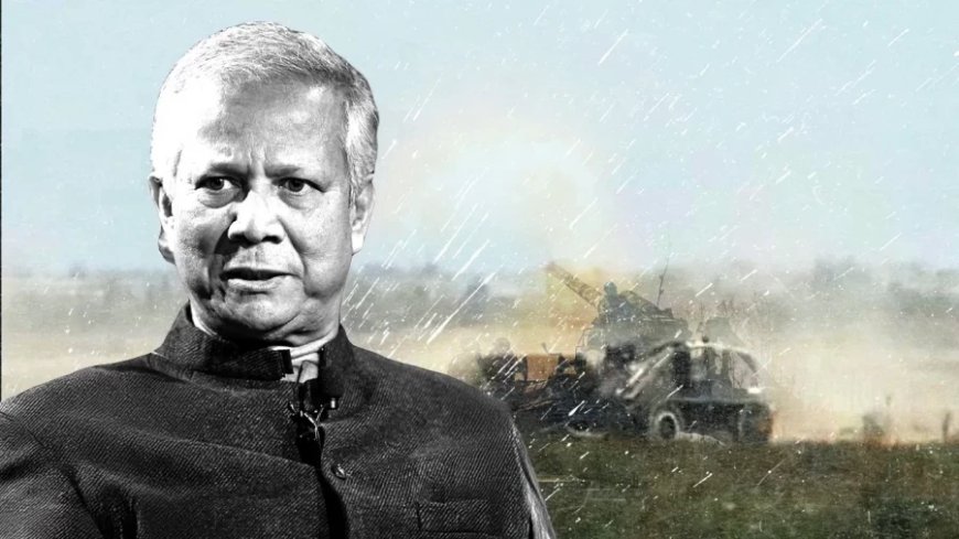 Muhammad Yunus:बांग्लादेश ने सेना की दिखाई ताकत, यूनुस ने कहा-युद्ध के लिए रहें तैयार