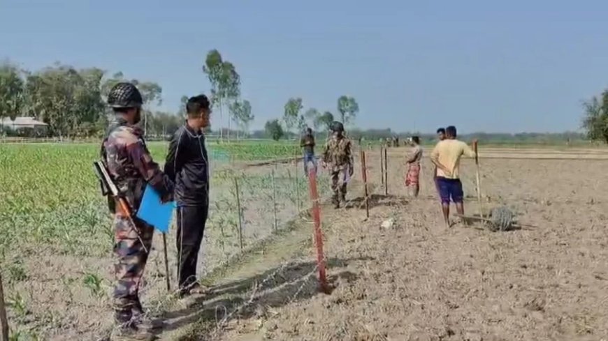 India-Bangladesh News:बांग्लादेश कर रहा हदें पार? कंटीली तार लगाने में बाधा बने BGB के जवान, काम रोकने की कोशिश