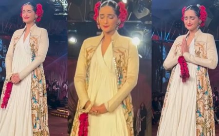 Sonam Kapoor News:आंखों में आंसू और बदन पर फैशन, रैंप पर वॉक करते हुए फूट-फूटकर रोने लगीं सोनम कपूर