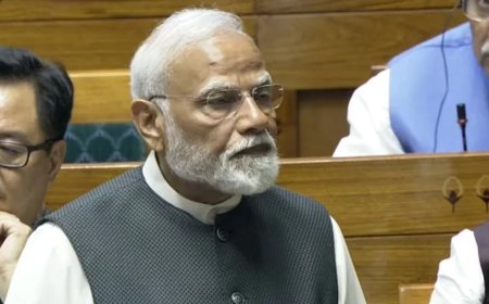 PM Modi In Lok Sabha:घोटालों से जो हमने रुपए बचाए उससे शीशमहल नहीं देश बनाया- PM मोदी