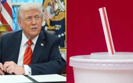 Donald Trump News:कागज के स्ट्रॉ पर ट्रंप ने लगाया बैन, कहा- ‘ये टिकाऊ नहीं होते, प्लास्टिक वाला सही है’