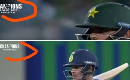 Champions Trophy 2025:पाकिस्तान का CT के logo से नाम गायब? IND-BAN मैच में नहीं दिखा, ICC ने बताई ये वजह