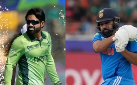 IND vs PAK:पाकिस्तान ने टॉस जीतकर पहले बल्लेबाजी का फैसला किया- देखें प्लेइंग 11