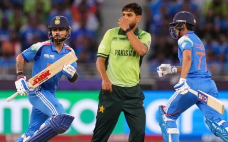 IND vs PAK:पाकिस्तान का कोहली की बादशाहत के आगे सरेंडर, भारत ने पाकिस्तान को 6 विकेट से हराया