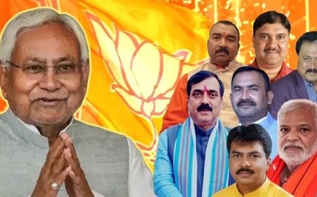 Bihar Politics:बीजेपी का नीतीश सरकार में बढ़ा दबदबा, इन 7 विधायकों ने ली मंत्री पद की शपथ