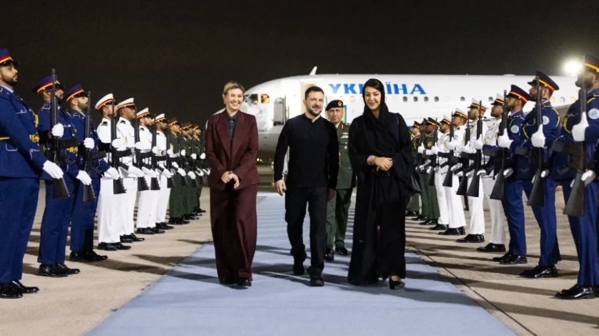Volodymyr Zelenskyy:यूक्रेनी राष्ट्रपति जेलेंस्की रूस से जंग के बीच संयुक्त अरब अमीरात पहुंचे, जानें वजह