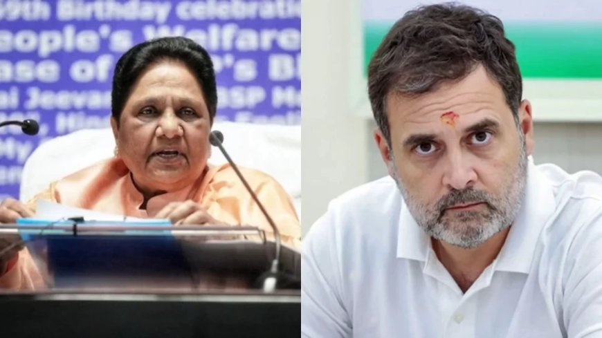 Mayawati Vs Rahul:'पहले अपने गिरेबान में झांके', राहुल गांधी पर भड़कीं बसपा प्रमुख मायावती