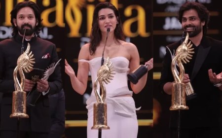 IIFA Award Winners List:IIFA में 'चमकीला' का चमका सितारा, विक्रांत मैसी और कृति सैनन ने भी जीती ट्रॉफी