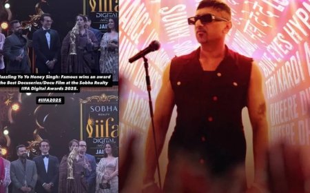 IIFA Award 2025:हनी सिंह की IIFA अवॉर्ड से चमकी किस्मत, धुल गई बैड बॉय की इमेज? जीत लिया खिताब