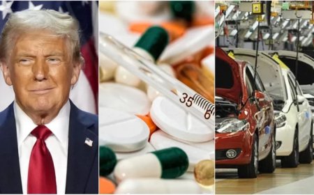 US Tariff India:भारतीय दवा उद्योग पर ट्रंप के टैरिफ से पड़ सकता है असर, ऑटो सेक्टर को नहीं होगी प्रॉब्लम