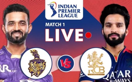 KKR vs RCB:RCB ने टॉस जीतकर पहले गेंदबाजी का फैसला किया- देखें प्लेइंग 11
