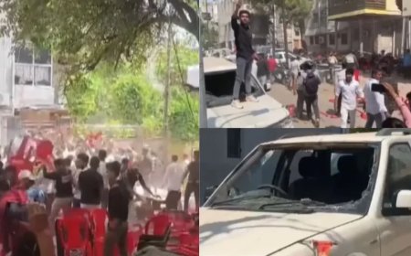 Rana Sanga Controversy:राणा सांगा को गद्दार कहने वाले सांसद के घर करणी सेना ने किया हमला, कई पुलिसकर्मी घायल