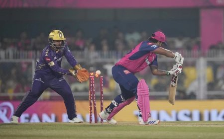 RR vs KKR:राजस्थान को दूसरे मुकाबले में भी हाथ लगी हार- कोलकाता ने 8 विकेट से जीता मैच