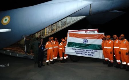 Myanmar Earthquake:भारत ने बढ़ाया म्यांमार में तबाही के बीच मदद का हाथ, भेजी 15 टन राहत सामग्री