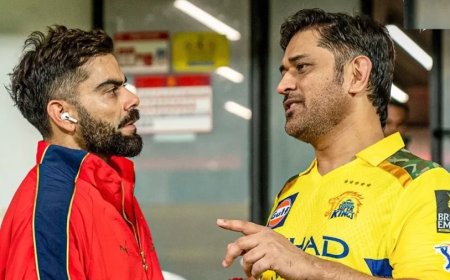 CSK vs RCB:धोनी और कोहली का दिखा याराना, दोनों प्लेयर्स मैच के बाद यूं मिले गले, देखें VIDEO