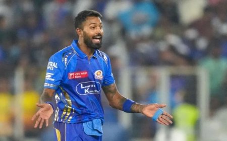 GT vs MI:हार्दिक पंड्या ने बैन होने के बाद भी नहीं लिया सबक, दोहराई अपनी गलती