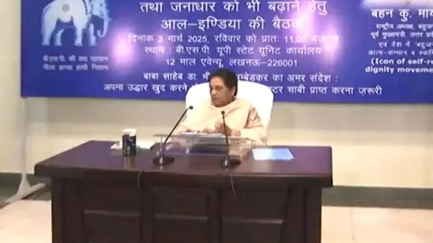 Mayawati Meeting:मायावती ने भतीजे आकाश आनंद को सभी पदों से हटाया, आनंद कुमार को मिली बड़ी जिम्मेदारी