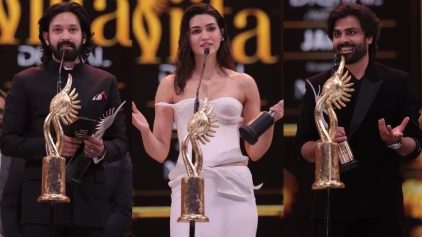 IIFA Award Winners List:IIFA में 'चमकीला' का चमका सितारा, विक्रांत मैसी और कृति सैनन ने भी जीती ट्रॉफी