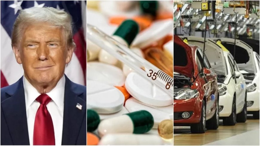 US Tariff India:भारतीय दवा उद्योग पर ट्रंप के टैरिफ से पड़ सकता है असर, ऑटो सेक्टर को नहीं होगी प्रॉब्लम