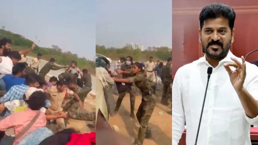Uoh Protest:हैदराबाद यूनिवर्सिटी में बड़ा बवाल, CM रेड्डी के खिलाफ छात्रों का प्रदर्शन