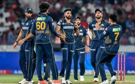 SRH vs GT:गुजरात ने हैदराबाद को सात विकेट से हराया- SRH की लगातार चौथी हार