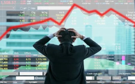 Share Market Today:शेयर बाजार में टैरिफ वॉर ने फिर मचाया घमासान, सेंसेक्स में बड़ी गिरावट