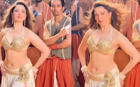 Tamannaah Bhatia:तमन्ना का फिल्म के सेट से लीक हुआ डांस वीडियो, इस फिल्म की चल रही थी शूटिंग