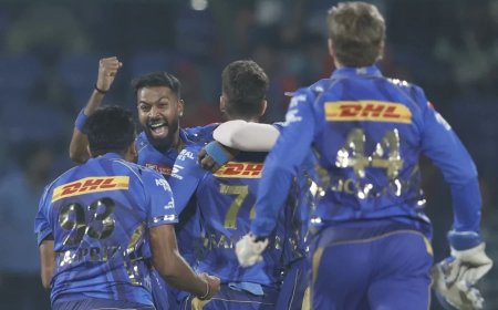 MI vs DC:मुंबई ने दिल्ली को 12 रन से हराया, 19वें ओवर में तीन बल्लेबाज रनआउट
