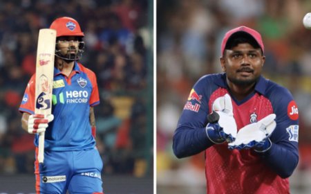 DC vs RR:राजस्थान के कप्तान संजू सैमसन ने जीता टॉस, दिल्ली के खिलाफ लिया गेंदबाजी का फैसला
