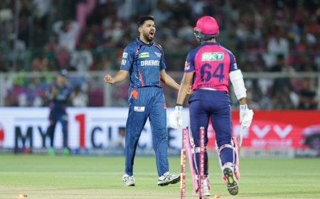 RR vs LSG:लखनऊ ने राजस्थान को दो रन से हराया, आवेश ने झटके 3 विकेट