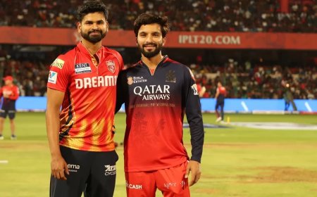 PBKS vs RCB:बेंगलुरु ने टॉस जीता, पंजाब के खिलाफ पहले गेंदबाजी चुनी, देखें प्लेइंग-11