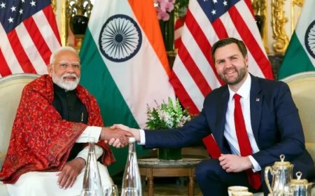 India-America Relations:अमेरिकी उपराष्ट्रपति जेडी वेंस का भारत दौरा, पीएम मोदी से मुलाकात, जानें पूरा शेड्यूल